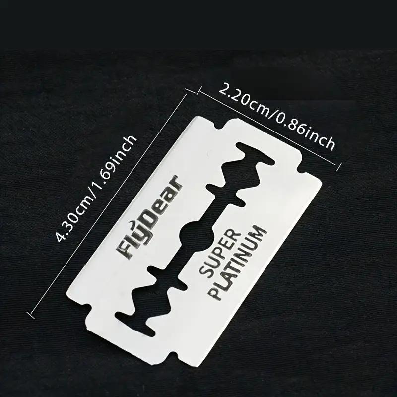 Men’s Double-Sided Razor Blades – 100 Pack for Daily Shaving